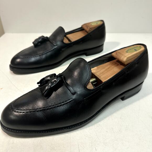 FULLY RESOLED Alden 660 Tassel Moccasin Loafer (Black Calf) Made in USA 12 A/C main image 11